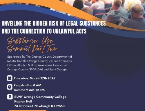 Substance Use Summit Part II – Unveiling the Hidden Risk of Legal Substances and Connection to Unlawful Acts – Morning Session – For Providers & Evening Session – For All First Responders and Concerned Community Members